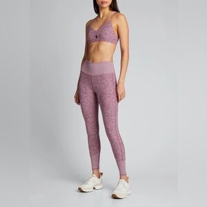 Alo Yoga High Waist Alosoft Lounge Leggings Pink Dragonfruit Heather Size M